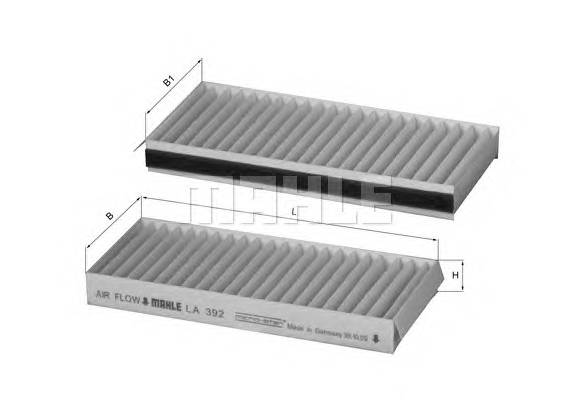 KNECHT LA 392/S Фільтр, повітря у