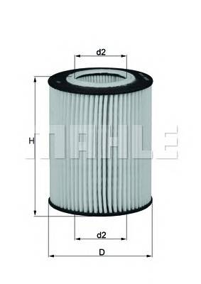 KNECHT OX 433D Масляний фільтр