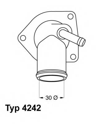 WAHLER 4242.92D Термостат, охлаждающая жидкость