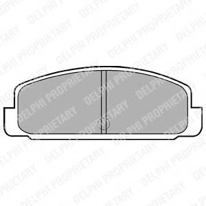 DELPHI LP401 Комплект гальмівних колодок,