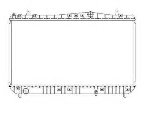 NRF 53384 Радиатор, охлаждение двигателя