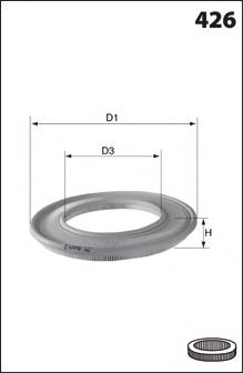 MECAFILTER EL3181 Воздушный фильтр