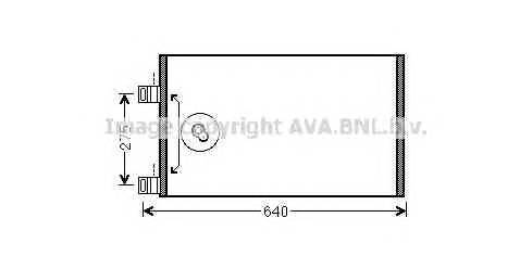 AVA QUALITY COOLING RTA5444 Конденсатор, кондиционер