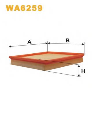 WIX FILTERS WA6259 Воздушный фильтр