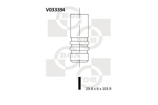 BGA V033394 Выпускной клапан