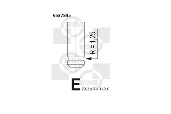 BGA V537845 Выпускной клапан