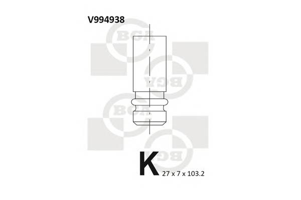 BGA V994938 Випускний клапан