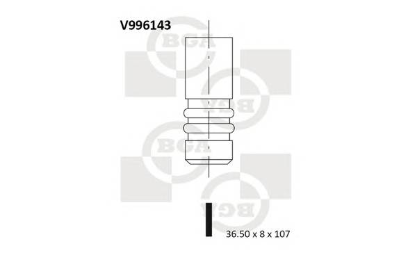 BGA V996143 Впускной клапан