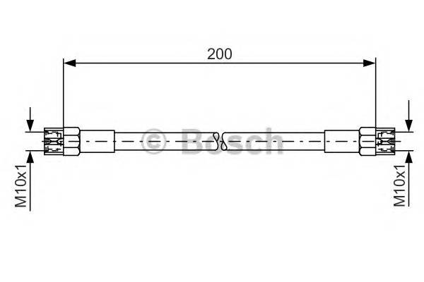 BOSCH 1 987 476 062 Тормозной шланг