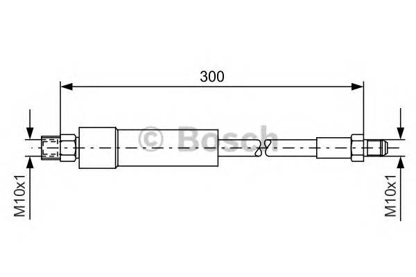 BOSCH 1 987 476 074 Тормозной шланг