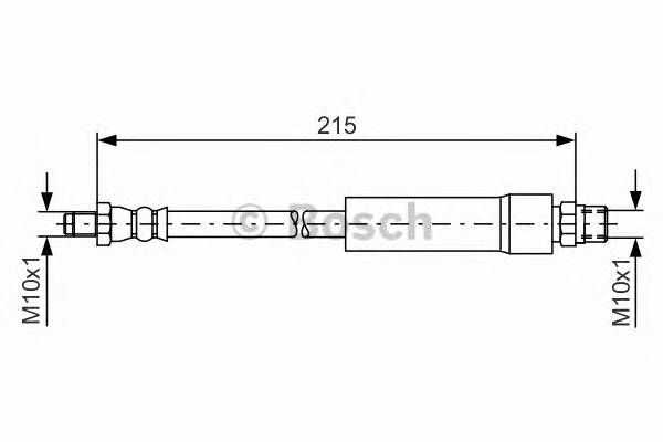 BOSCH 1 987 476 142 Тормозной шланг