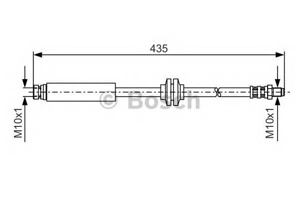 BOSCH 1 987 476 182 Гальмівний шланг