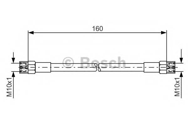 BOSCH 1 987 476 220 Тормозной шланг