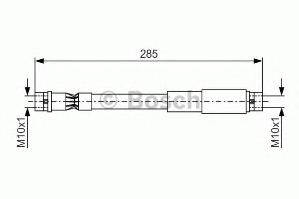 BOSCH 1 987 476 406 Тормозной шланг