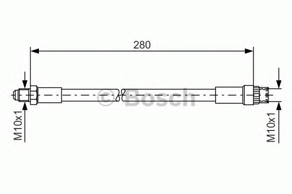 BOSCH 1 987 476 424 Тормозной шланг