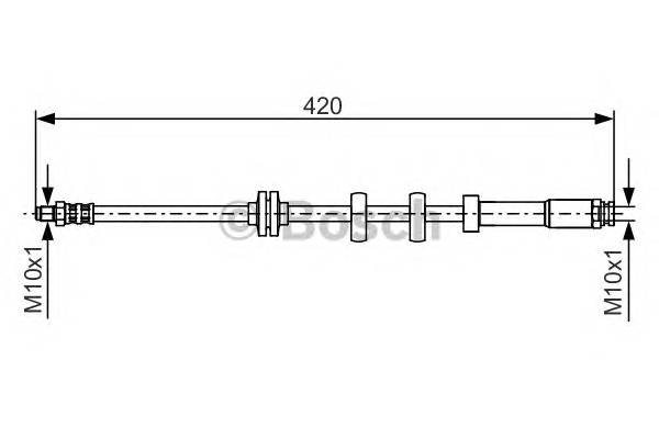BOSCH 1 987 476 637 Гальмівний шланг