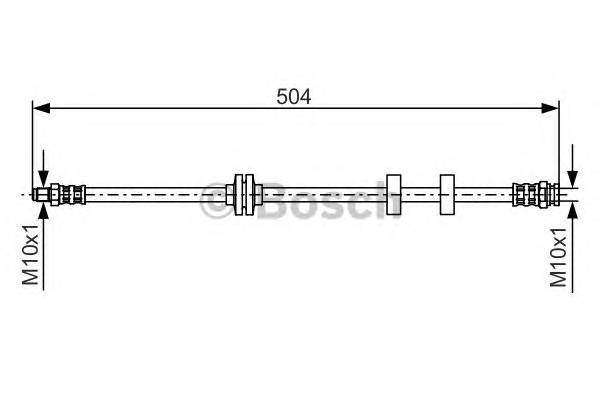 BOSCH 1 987 476 879 Тормозной шланг