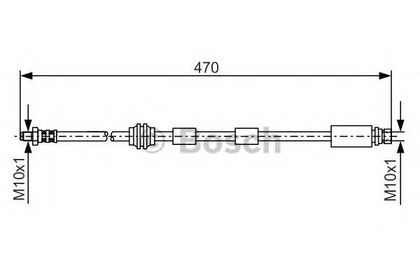 BOSCH 1 987 476 882 Тормозной шланг