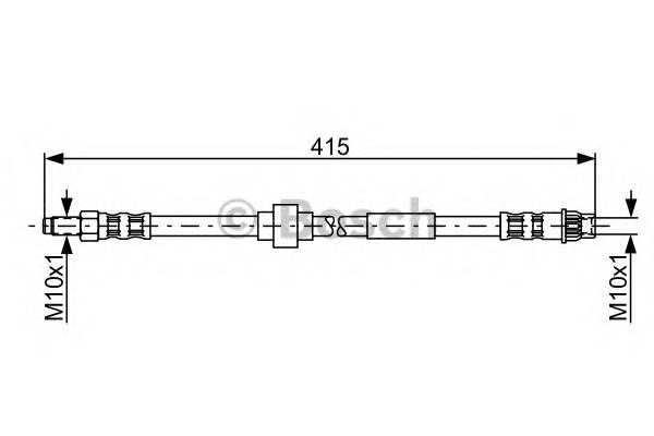 BOSCH 1 987 481 165 Тормозной шланг