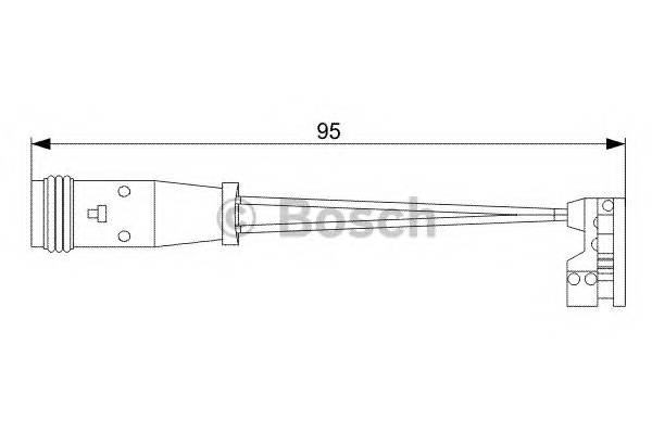 BOSCH 1 987 473 006 Сигналізатор, знос гальмівних