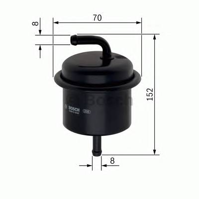 BOSCH F 026 403 755 Паливний фільтр