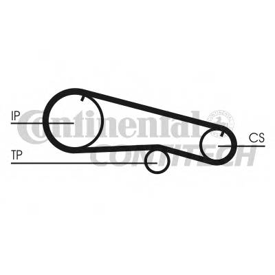CONTITECH CT668 Ремінь ГРМ