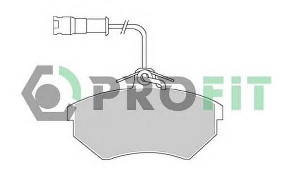 PROFIT 5000-0954 Колодки гальмівні дискові