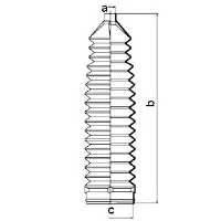 SPIDAN 83760 Пильовик, рульове управління