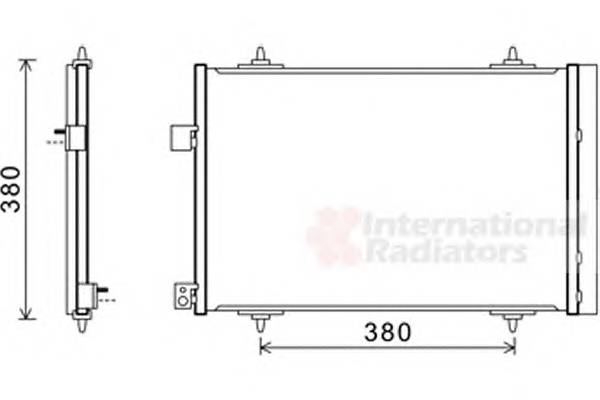 VAN WEZEL 09005274 Конденсатор, кондиционер