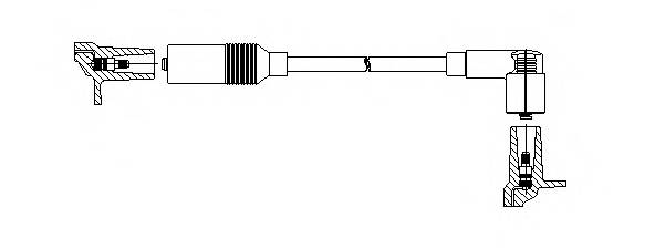 BREMI 115/40 Провід запалювання