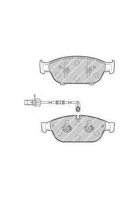 FERODO FDB4397 Комплект тормозных колодок,