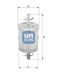 UFI 31.001.00 Топливный фильтр