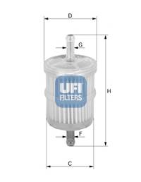 UFI 31.010.00 Топливный фильтр