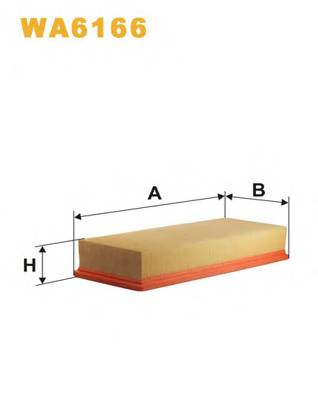 WIX FILTERS WA6166 Воздушный фильтр