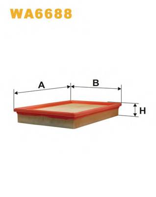 WIX FILTERS WA6688 Воздушный фильтр