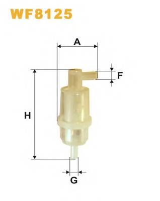 WIX FILTERS WF8125 Паливний фільтр