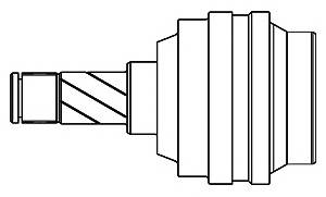 GSP 618002 Шарнирный комплект, приводной