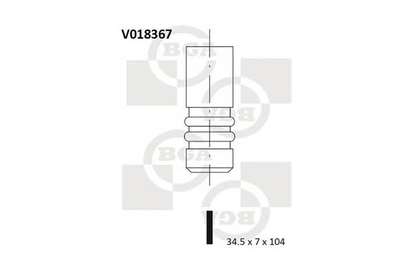 BGA V018367 ZAWORY