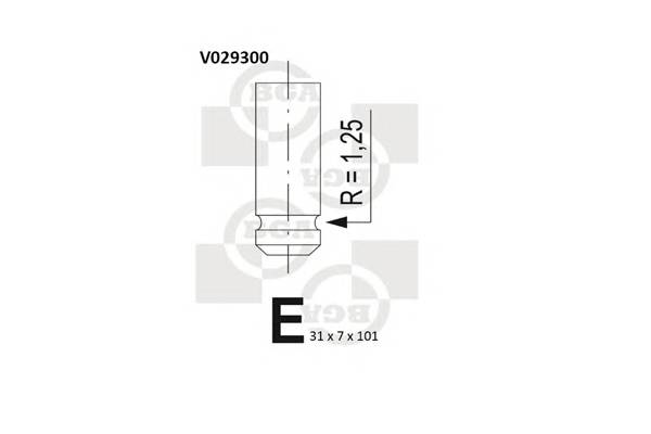 BGA V029300 Выпускной клапан