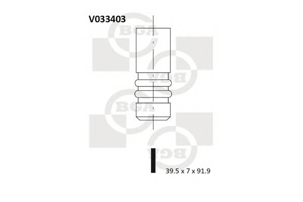 BGA V033403 Впускной клапан