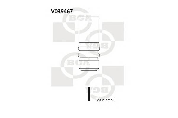 BGA V039467 Выпускной клапан