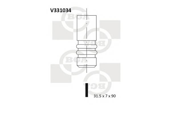 BGA V331034 Выпускной клапан