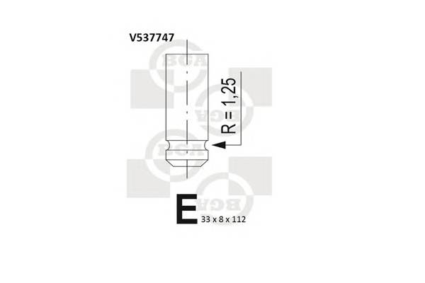 BGA V537747 Випускний клапан