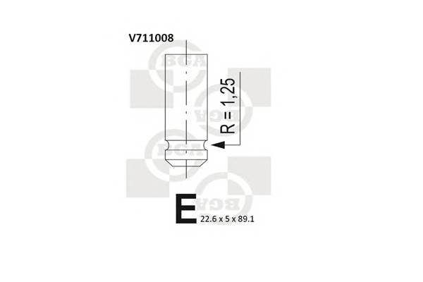 BGA V711008 Выпускной клапан