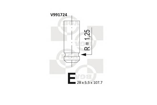 BGA V991724 Выпускной клапан