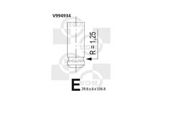 BGA V994934 Выпускной клапан