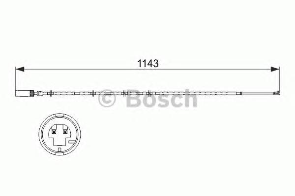 BOSCH 1 987 473 517 Сигнализатор, износ тормозных