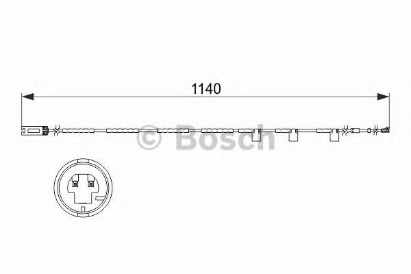 BOSCH 1 987 473 525 Сигналізатор, знос гальмівних