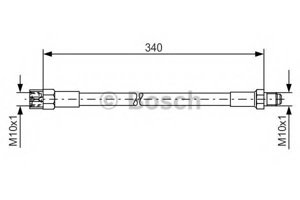 BOSCH 1 987 476 129 Тормозной шланг