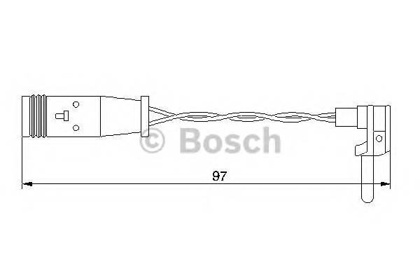 BOSCH 1 987 474 966 Сигнализатор, износ тормозных